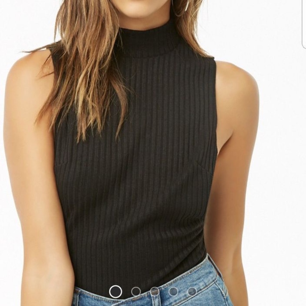 Forever 21 turtle neck sleeveless body suit